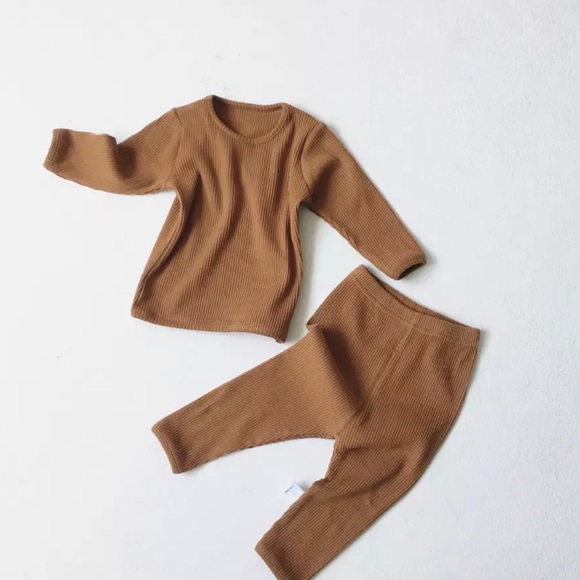 Other - SALE 3T Unisex Ribbed Waffle Lounge Set